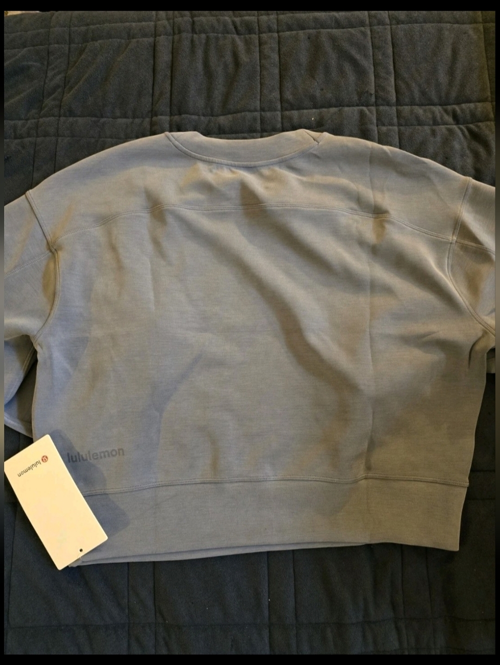 Lululemon FIRE! NWT! Softstreme Perfectly Oversized Cropped Crew. Sz 14. R2S! - Picture 10 of 15